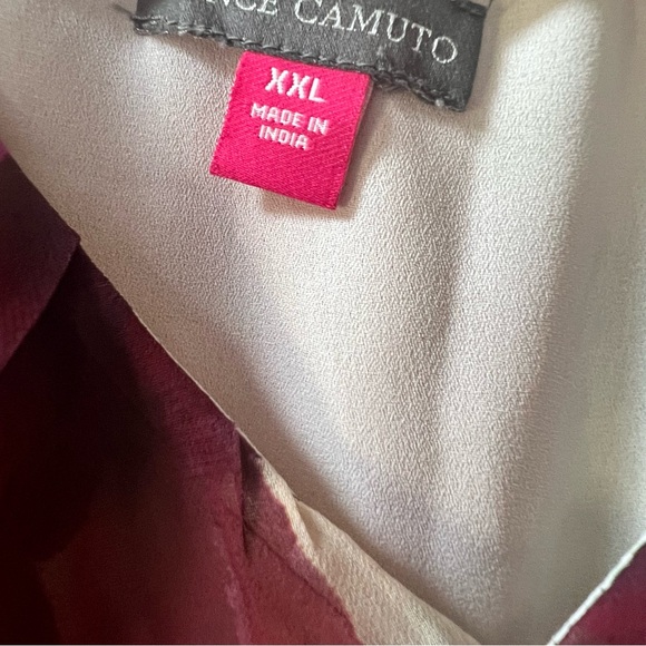 VINCE CAMUTO Floral Watercolor Ruffle Sleeve Midi Dress|  XXL - Picture 7 of 10